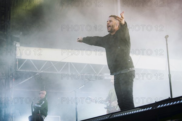 M. Shadows (Matthew Charles Sanders), singer of Avenged Sevenfold live at the Zitadelle Spandau in Berlin on 21/06/2025