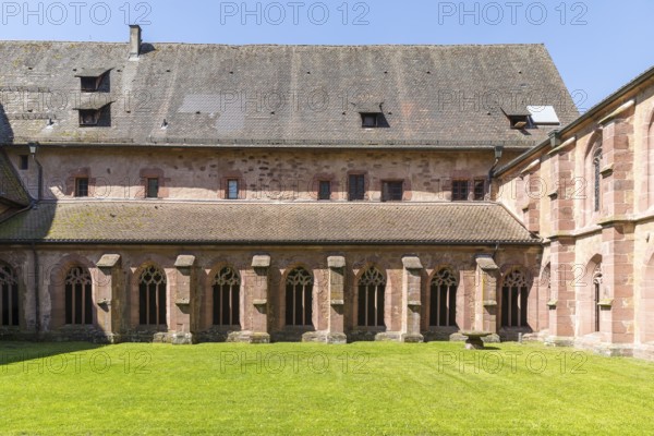 Cloister in Alpirsbach Monastery, Northern Black Forest, Baden-Württemberg, Germany