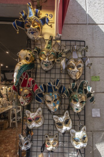 Venetian carnival masks, Venice, Italy
