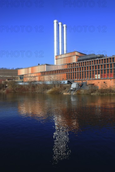 Combined heat and power plant Würzburg is a combined heat and power plant operated by Würzburger Versorgungs- und Verkehrs-GmbH on the banks of the River Main. Originally built in the early 1950s, the coal-fired power plant was converted into a natural gas-fired combined cycle power plant in 2003, Würzburg, Lower Franconia, Bavaria, Germany