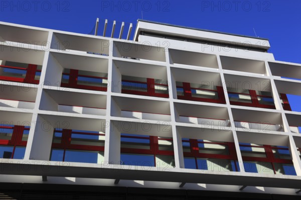 Modern architecture in the city centre of Würzburg, Lower Franconia, Bavaria, Germany