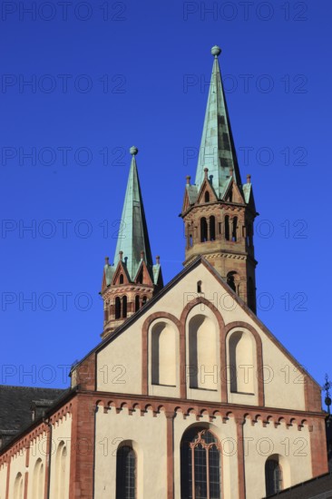 East view of St Kilian's Cathedral in Würzburg, Lower Franconia, Bavaria, Germany