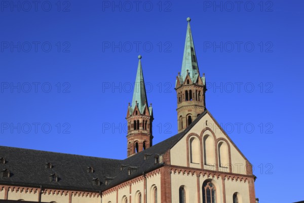 East view of St Kilian's Cathedral in Würzburg, Lower Franconia, Bavaria, Germany