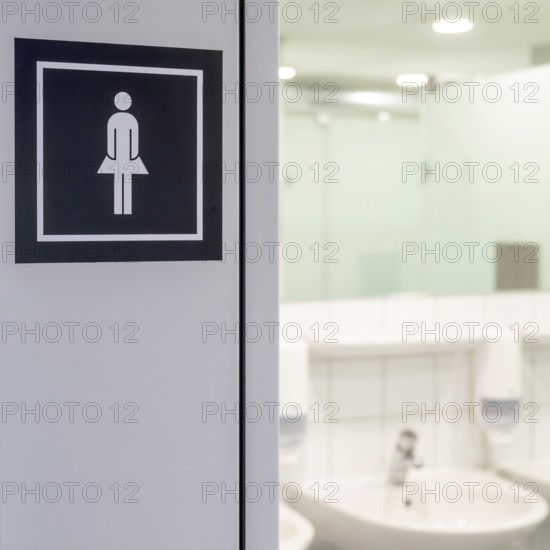 Symbolic photo woman's toilet