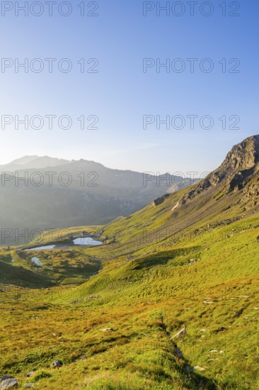 Sunrise in the Mountains at Hochalpenstraße, view from Fuscher Törl, Pinzgau, Salzburg, Austria