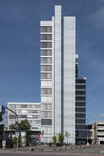Town Hall, built 1969 to 1971, Erlangen, Middle Franconia, Bavaria, Germany