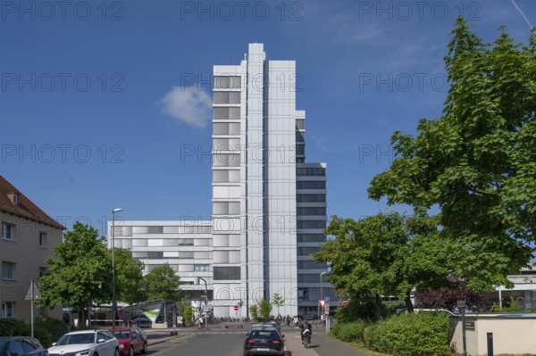Town Hall, built 1969 to 1971, Erlangen, Middle Franconia, Bavaria, Germany