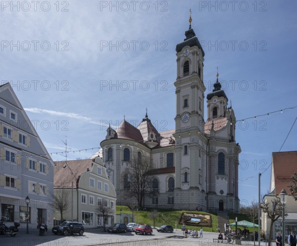 Basilica of St Alexander and Theodor, Ottobeuren Monastery, Ottobeuren, Unterallgäu, Bavaria, Germany