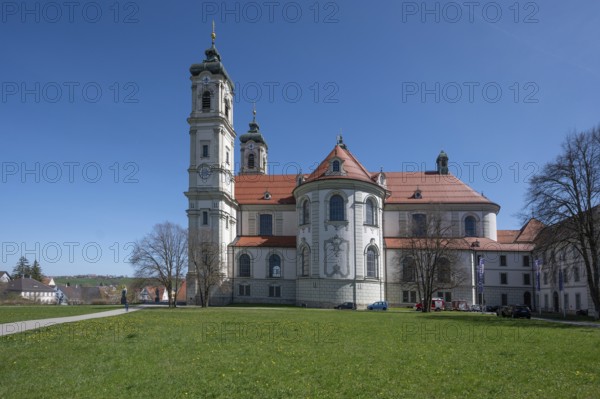 Baroque Basilica of St Alexander and St Theodor, Ottobeuren Monastery, Ottobeuren, Unterallgäu, Bavaria, Germany