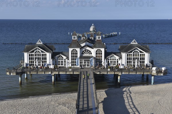 The Sellin pier on Rügen, Mecklenburg-Western Pomerania, Germany