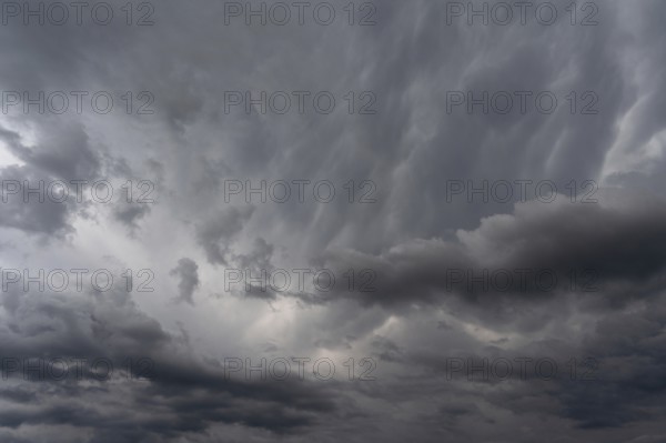 Rain clouds (Nimbostratus), Bavaria, Germany
