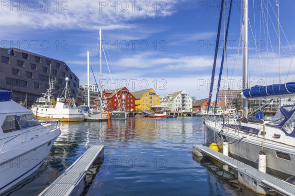 Norway, Tromso, famous tourist travel destination known for northern lights aurora borealis viewing