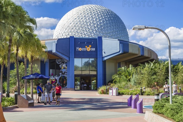 Mouse Gear souvenir store in Epcot at Walt Disney World in Orlando, Florida