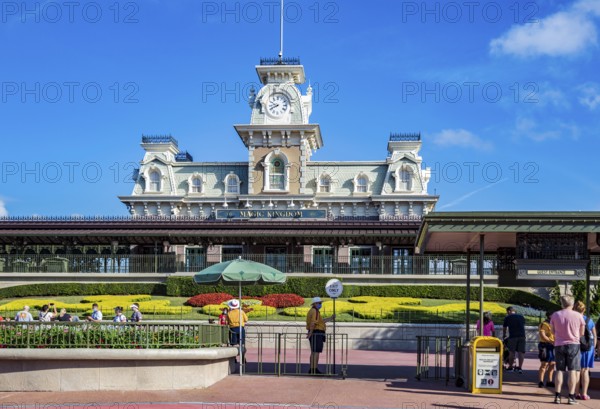 Entrance to the Magic Kingdom at Walt Disney World, Orlando, Florida