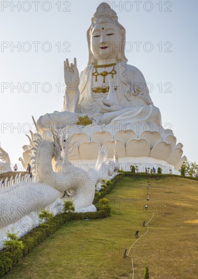 Guan Yin (Goddess of Mercy) statue at Wat Huay Pla Kang Temple in Chiang Rai province of Northern Thailand