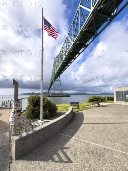 Astoria Megler Bridge on the Columbia River, Astoria, Oregon, USA, North America