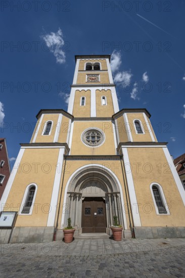 Church of St Vitus, destroyed around 1630, rebuilt between 1661 and 1665, Burglengenfeld, Upper Palatinate, Bavaria, Germany