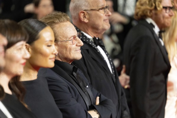 Cannes, France - 16.5.2024: Kelly McNamara, Bono on the red carpet during the 78th Cannes International Film Festival. The 78th Cannes International Film Festival will take place from 13 to 24 May 2025