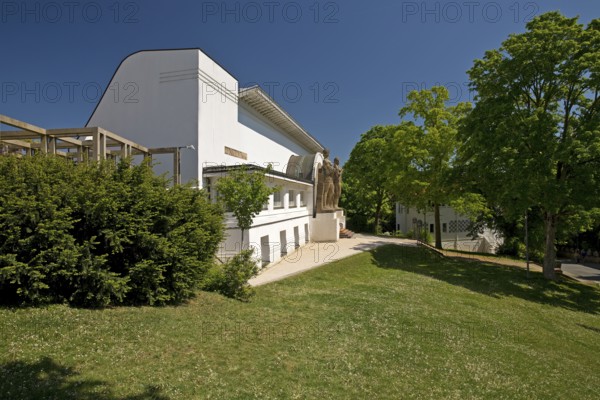 Ernst Ludwig House by Joseph Maria Olbrich, Mathildenhöhe, UNESCO World Heritage Site, Darmstadt, Hesse, Germany