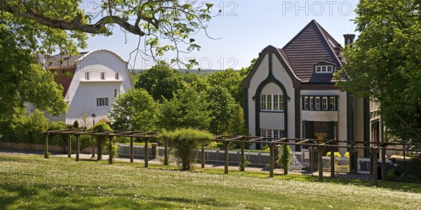 Large Glückert House and Behrens House, Mathildenhöhe Artists' Colony, UNESCO World Heritage Site, Darmstadt, Hesse, Germany