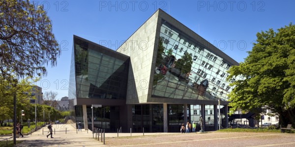 South-east side of the Darmstadtium Congress Centre in the centre of Darmstadt, Hesse, Germany