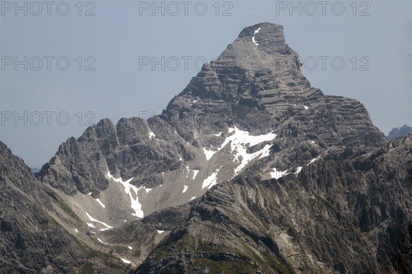 Summit of the Hochvogel, Allgäu Alps, Allgäu, Bavaria, Germany