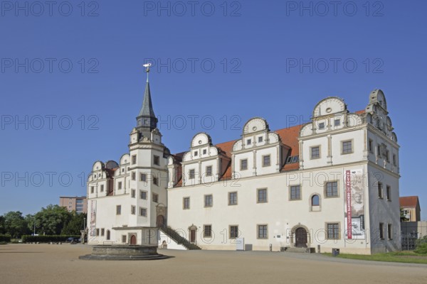 Johannbau built in 1556 Museum of City History, Renaissance, Castle, Dessau, Dessau-Roßlau, Saxony-Anhalt, Germany