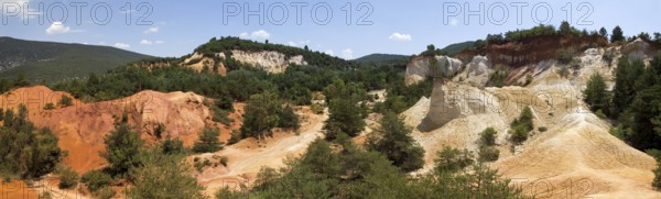 Roussillion quarry Provence France