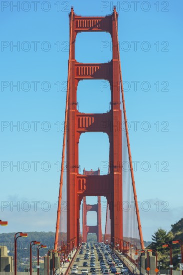 View of Golden Gate Bridge, San Francisco, California, USA