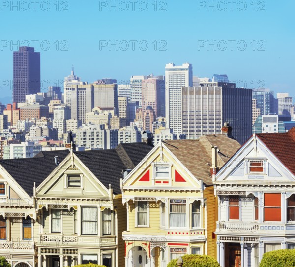 The Painted Ladies, Alamo Square, San Francisco, California, USA