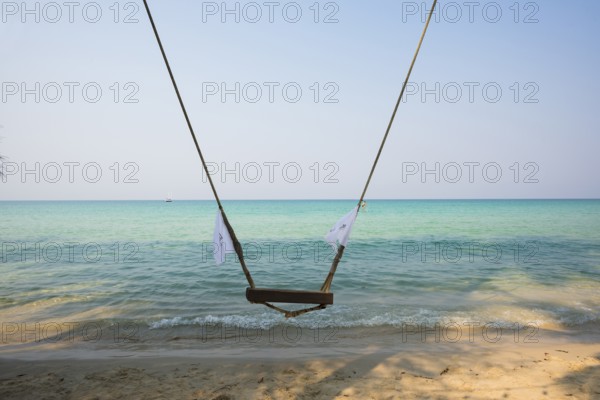 Swing, Khlong Chao Beach, Koh Kood, Koh Kut, Gulf of Thailand, Thailand