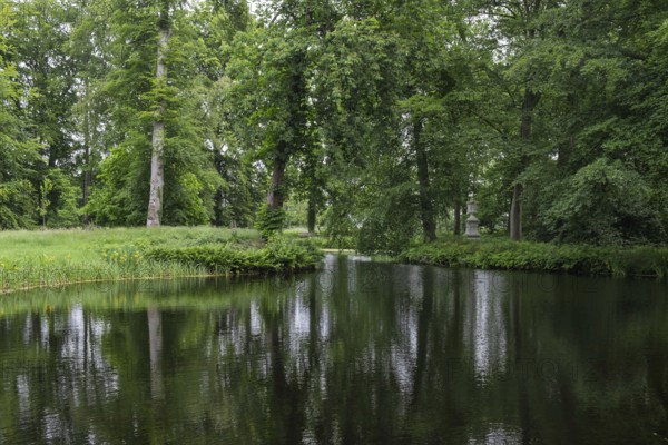 In the park of Fraeylemaborg Castle, Slochteren, province of Groningen, Netherlands