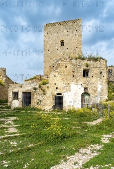 Ghost town of Craco, Basilicata, Italy