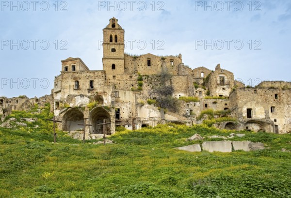 Ghost town of Craco, Basilicata, Italy