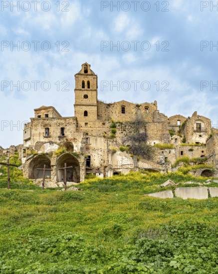 Ghost town of Craco, Basilicata, Italy