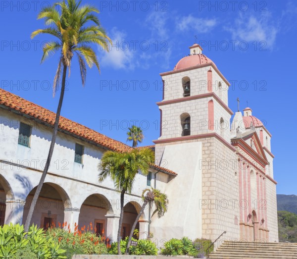 Santa Barbara Mission, Santa Barbara, California, USA