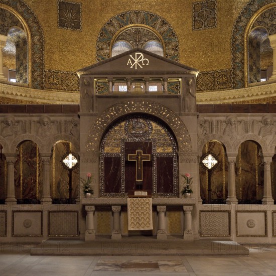 Church of the Redeemer, the best-preserved testimony to Kaiser Wilhelm II's church building programme, Bad Homburg vor der Höhe, Germany