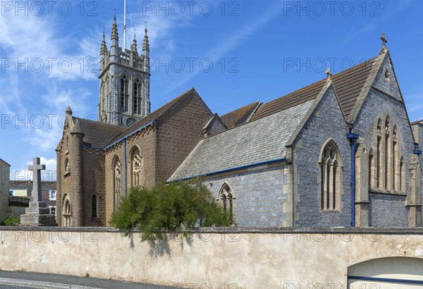 Historic parish church of Saint Michael, Teignmouth, south Devon, England, UK