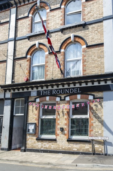 The Roundel public house, Station Road, Teignmouth, south Devon, England, UK