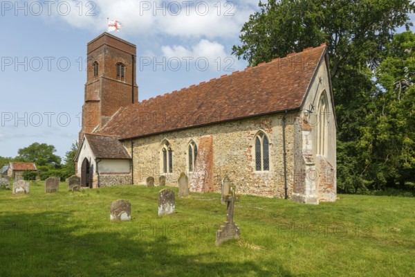 The Parish Church of Saint Andrew and Saint Eustachius, Hoo, Suffolk, England, UK