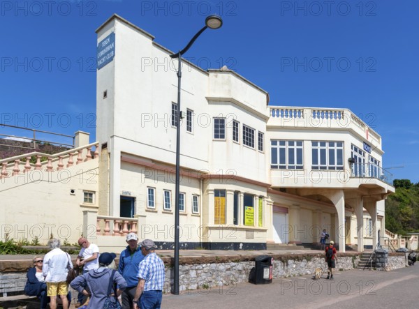 Teign Corinthian Yacht Club building, Eastcliff, Teignmouth, south Devon, England, UK