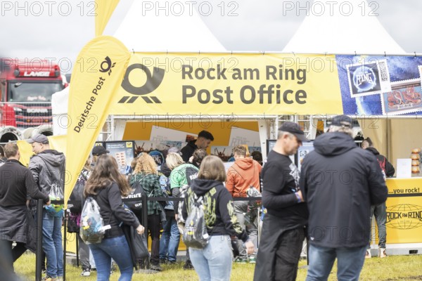 Deutsche Post Post Office at the Rock am Ring Festival on Friday, Nürburgring race track race track, 06/06/2025