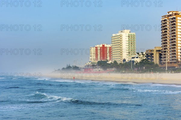 Beutiful morning at Barra da Tijuca beach in Rio de Janeiro, Barra da Tijuca beach, Rio de Janeiro, Rio de Janeiro, Brazil