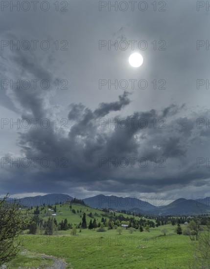 Landscape in the Carpathian Mountains, Romania