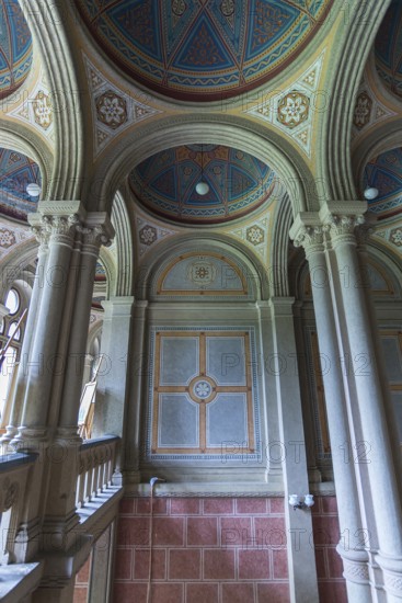 Vault in the stairwell of the National Yuri Fedkovych University, founded in 1875, Czernowicz, Ukraine