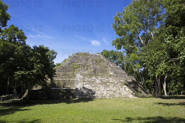 Astonomic complex in Yaxha-Nakum-Naranjo National Park, Biósfera Maya Nature Reserve, Lowlands, Petén Department, Guatemala