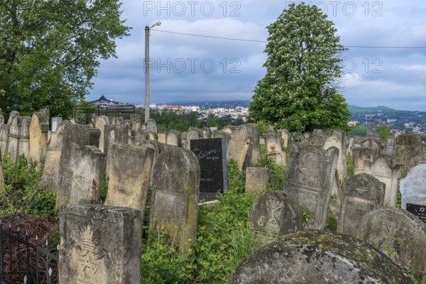 Jewish cemetery, in the back town of Czernowicz, Bukovina, Ukraine