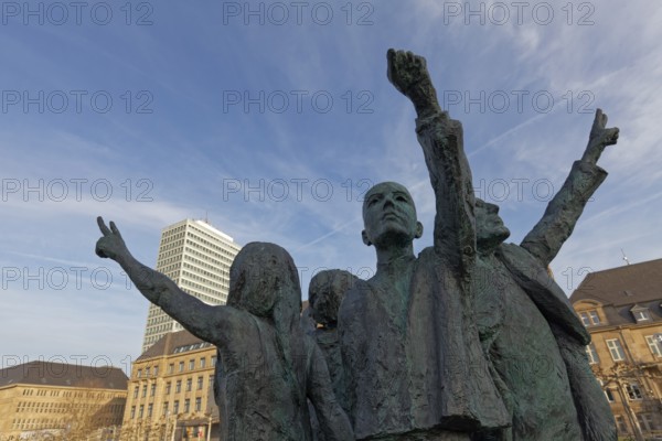 Memorial to the Memory and Acceptance of Gender and Sexual Diversity by Artist Claus Richter, LGBTQ, Düsseldorf, North Rhine-Westphalia, Germany