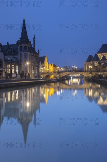 Ghent, Belgium, Flanders. The historic centre
