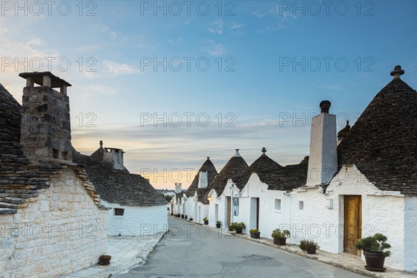 Alberobello, Puglia, Southern Italy. Traditional Trulli. UNESCO